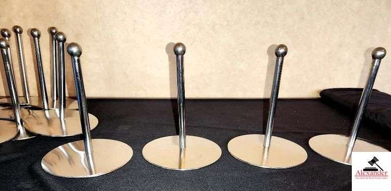 STAINLESS ONION STANDS- (18) TOTAL image