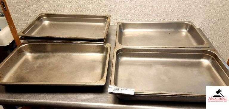 (5) STAINLESS COOKING PANS image