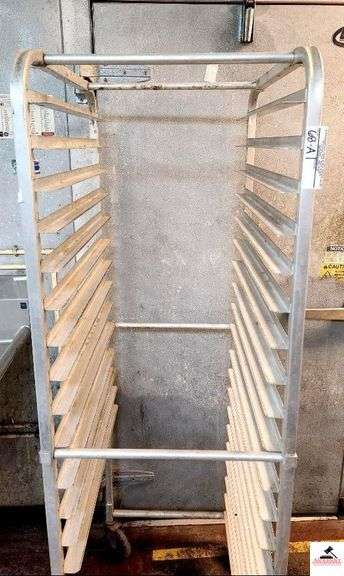 ALUMINUM ROLLING BREAD RACK image