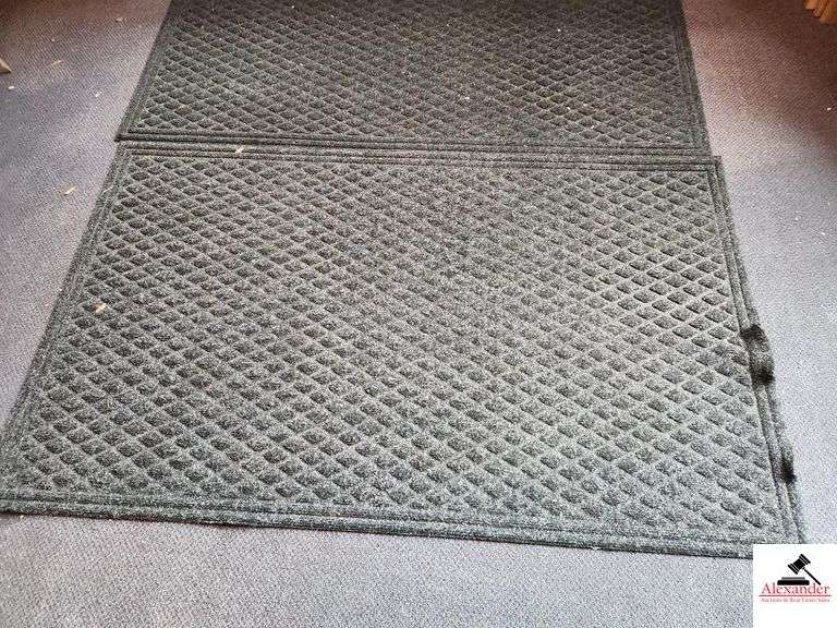 (7) FABRIC FLOORMATS(4 AT EAST REAR ENTRANCE, 3 IN STORAGE CLOSET)-(3) RUBBER FLOORMATS- image