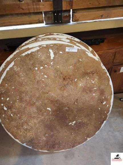 (5) LIFETIME PLASTIC TABLES - PLASTIC  WORN OFF TOP - LEGS ARE GOOD  (GAP BLDG.) image