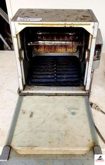 COMMERCIAL STYLE BAKER - ELECTRIC ROTISSERIE - DEEP FAT FRYER USED CONDITION UNKNOWN - (GARAGE)