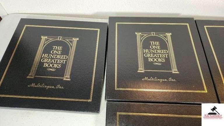 THE ONE HUNDRED GREATEST BOOKS - 4 VOLUMES - AUDIO BOOKS - (TRAILER)