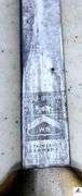 WOLF BROWN W.B. SWORD - STAINLESS - GERMANY & METAL SHEATH  - SHOWS RUST & WORN - SWORD IN GOOD CONDITION FOR AGE - HANDLE HAS EAGLE HEAD