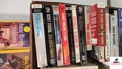 27 +/-  AUDIO BOOKS - THE MALTESE FALCONS - ANNE RIVERS SIDDONS OUTER BANKS - THE DAY OF THE JACKAL - THE DA VINCI CODE BY DAN BROWN - LUCKY DAY BY MARY HIGGINS CLARK - A TIME TO KILL BY JOHN GRISHAM - PLEADING GUILT BY SCOTT TUROW - THE FOURTH K BY MARIO PUZO - ETC. - (TRAILER)