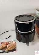 GO WISE USA AIR FRYER - 70T ELECTRIC PROGRAMMABLE WITH 8 PRE SET COOKING FUNCTIONS - APPEARS NEW - 100 RECIPES FOR AIR FRYER - (TRAILER)
