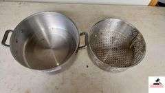 ALUMINIUM PAN WITH COLANDER - (GARAGE)