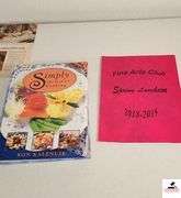 COOK BOOKS - SIMPLY DELICIOUS COOKING BY RON KALENUIK - FINE ARTS CLUB LUNCHEON 2018-2019 - BETTER HOMES AND GARDENS COOK BOOK - (TRAILER)