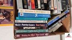 27 +/-  AUDIO BOOKS - THE MALTESE FALCONS - ANNE RIVERS SIDDONS OUTER BANKS - THE DAY OF THE JACKAL - THE DA VINCI CODE BY DAN BROWN - LUCKY DAY BY MARY HIGGINS CLARK - A TIME TO KILL BY JOHN GRISHAM - PLEADING GUILT BY SCOTT TUROW - THE FOURTH K BY MARIO PUZO - ETC. - (TRAILER)