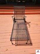 WROUGHT IRON LOUNGE CHAIR - (REAR DECK)