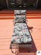 WROUGHT IRON LOUNGE CHAIR - (REAR DECK)