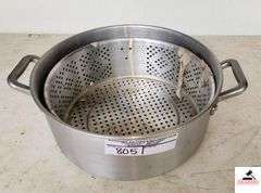 ALUMINIUM PAN WITH COLANDER - (GARAGE)