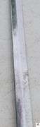 WOLF BROWN W.B. SWORD - STAINLESS - GERMANY & METAL SHEATH  - SHOWS RUST & WORN - SWORD IN GOOD CONDITION FOR AGE - HANDLE HAS EAGLE HEAD