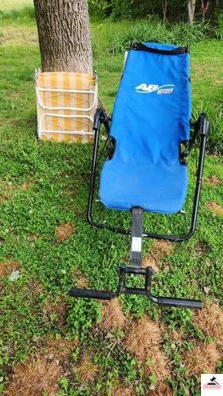 MONORAY SPORT LOUGE CHAIR - 3 FOLDING CHAIRS (STRIPE)