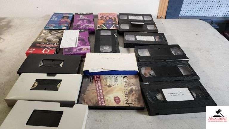 USED VCR TAPES - FITNESS -