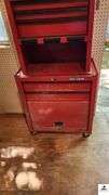 CRAFTSMAN TOOL CHEST - THREE TOP DRAWERS - TWO LOWER DRAWER - LOWER CABINET - (SHED)