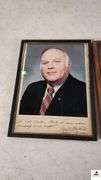 (3) FRAMES - NED RAY MCWHERTER PICTURE AND SIGNATURE - ANOTHER SIGNED PICTURE - RESOLUTION DOCUMENT FRAMED - (TRAILER)