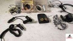 ESCORT RADAR DETECTOR (CONDITION UNKNOWN) = EXTRA CORDS - hOPKINS TOW SOLUTION - 5 PRONG ENDS - BOX OF SCREWS   - ACCESSORIES(GARAGE