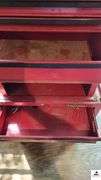 CRAFTSMAN TOOL CHEST - THREE TOP DRAWERS - TWO LOWER DRAWER - LOWER CABINET - (SHED)
