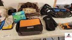 NED RAY MCWHERTER CAPS & SHIRTS - DIST-O-MAP - RIDGID BAG - LEATHER GLOVES  - TN FUND LICENSE PLATE - PING GLOVES - ETC.