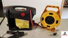 POWER CADDY EXTENSION CORD - BOOST BATTERY JUMPER CABLE (HANDLE BROKERN) -  CONDITION UNKNOWN