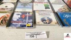 (20+/-)CD'S MOZART - CLASSICAL ENCORES - HYMNS - CLASSICAL MOMENT - POPLAR CLASSICS - CHOPIN  ET.C - (GARAGE)