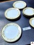 NORITAKE CHINA MADE IN JAPAN - MARIGOLD PATTERN - U.S. DESIGN PAT. 71436 - (5) DINNER PLATES - (6) SALAD PLATES (LIVINGROOM)