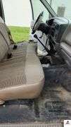 2000 FORD F250 XL SUPER DUTY PICK UP TRUCK - 202,414 MILES - 4 SPEED FLOOR SHIFT - 2 DOOR 0 V10,6.8L  -GASOLINE - INDSHIELD CRACKED - FRONT BUMPER DENTED AND SHOWS RUST - HOOD DENTED WITH RUST SPOT - DRIVERS SIDE DOOR FRONT FENDER AND DOOR BENT, TOP OF REAR REAR QUARTER PANEL DENTED TAILGATE DENTED, SCRATCHED, AND PUNCTURED - BUMPER SHOWS RUST AND DENTED- SIDE MOUNTED TOOL BOXES WITH RUST - PASSENGERS SIDE REAR QUARTER PANEL BENT IN SEVERAL PLACES WITH SCRATCHES, FRONT FENDER WHEEL DENTED - NUMEROUS SCRATCHES, WEAR, AND PECKS - SEATS SHOW WEAR AND HOLES  - VIN# 1FTNF20S0YEB61867