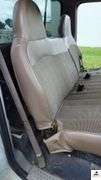 2000 FORD F250 XL SUPER DUTY PICK UP TRUCK - 202,414 MILES - 4 SPEED FLOOR SHIFT - 2 DOOR 0 V10,6.8L  -GASOLINE - INDSHIELD CRACKED - FRONT BUMPER DENTED AND SHOWS RUST - HOOD DENTED WITH RUST SPOT - DRIVERS SIDE DOOR FRONT FENDER AND DOOR BENT, TOP OF REAR REAR QUARTER PANEL DENTED TAILGATE DENTED, SCRATCHED, AND PUNCTURED - BUMPER SHOWS RUST AND DENTED- SIDE MOUNTED TOOL BOXES WITH RUST - PASSENGERS SIDE REAR QUARTER PANEL BENT IN SEVERAL PLACES WITH SCRATCHES, FRONT FENDER WHEEL DENTED - NUMEROUS SCRATCHES, WEAR, AND PECKS - SEATS SHOW WEAR AND HOLES  - VIN# 1FTNF20S0YEB61867