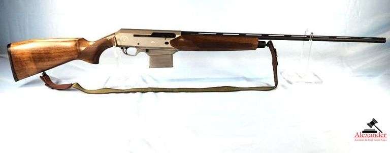TRI-IMPORTS INC. SEMI-AUTO SHOTGUN MD. XT3-410 GA. RANGER SILAH SANAYI - 3" OR SHORTER - SILVER EAGLE MAGNUM - CLIP FEED - 28" VENT RIB BARREL - BLUING IS EXECELLENT - CHECKERED PISTOL GRIP STOCK - RIGHT CHEEL PLATE SIDE - SHOWS SLIGHT CARRYWEAR - CHECKERED FOREARM - NYLON SLING - S/N 18EK-0932 image