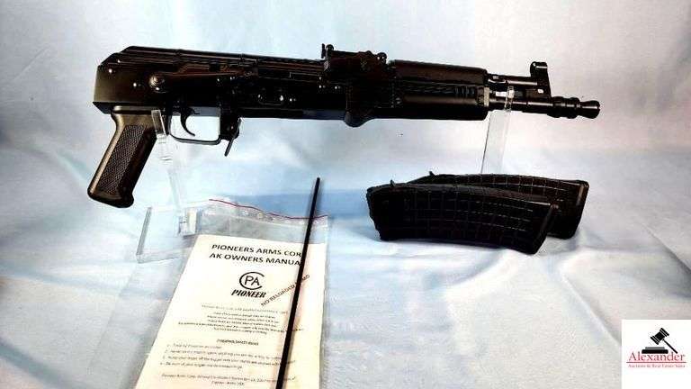 RADOM PIONEER CORP. HELLPUP PISTOL - 5.6X45 CAL - SEMI-AUTO - BLACK TATICAL PISTOL GRIP - MINT IN BOX  -  2 CLIPS - S/N PAC1174510 image