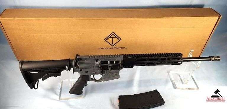 ATI (AMERICAN TACTIAL ) AR 15 OMNI HYBRID RIFLE - MULTI-CAL - 5.56 X 45 MM - 16" 1:8 BBL - 10" MILOK NANO 30 ROUND M4 - WILL TAKE ANY AR CHARGIN HANDLE ATI (BOTTOM) - UPPER RECEIVER ALUMIUM HAS A FORWARD ASSIT, BRASS DEFECTOR AND DUST COVER - FULL LENGHT PICATIANNY RIAL WITH ACCOMIDATE IRONS OR OPTIC EXPANABLE STOCK POLY TUBE - ATIGOMX556ML 10SG - MADE IN SUMMERVILLE, NC - BOOK - LOCK - NEW IN BOX - S/N NS391257 image