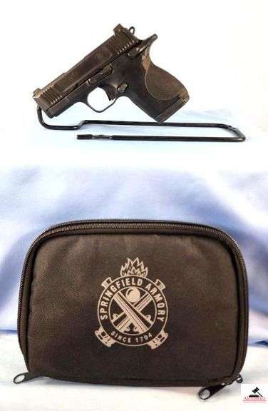 SMITH & WESSON CSX PISTOL - .9MM LUGER - BLACK - SEMI-AUTO - EXCELLENT CONDITION - SPRINGFIELD ARMORY FABRIC CASE - 
S/N SBD7612 image