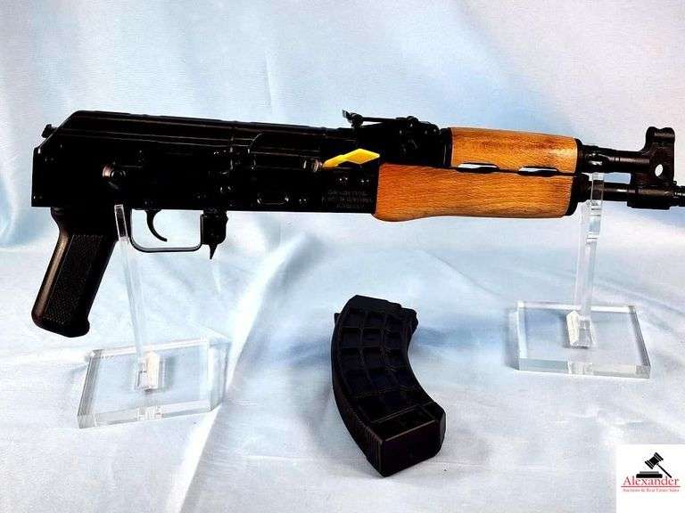 CENTURY INTERNATIONAL ARMS PISTOL - 7.62X39 CAL - SEMI-AUTO - WOOD FOREARM & BARREL COVER - NEW IN BOX - S/N 22DG-5705 image