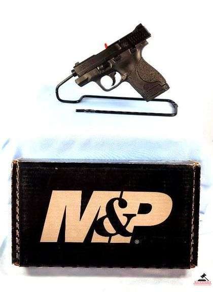 SMITH & WESSON M&P 9 SHIELD PISTOL - 9MM CAL. - SEMI-AUTO - MATTE BLACK - MINT CONDITION IN BOX - IN BOX - S/N JLA9258 image