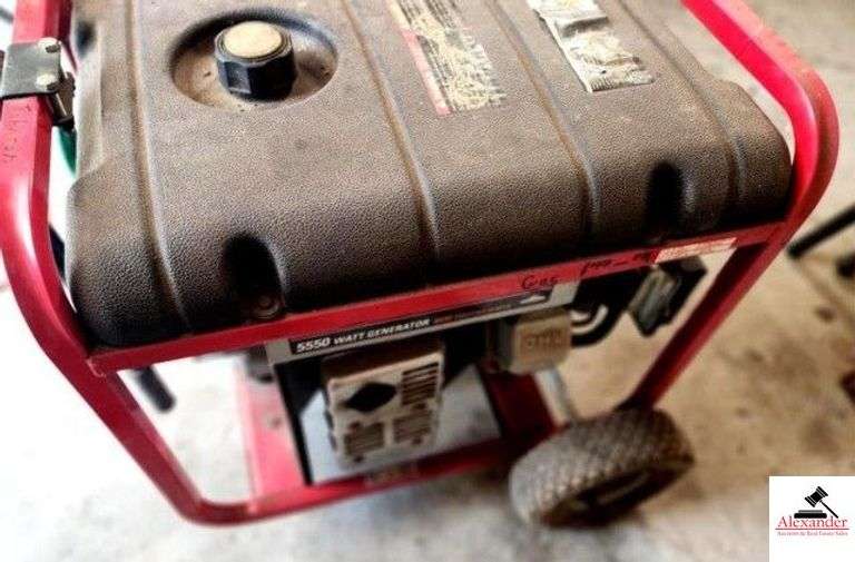 TROYBILT GENERATOR 10HP - OHV - 5550 WATT - (SHOP) image