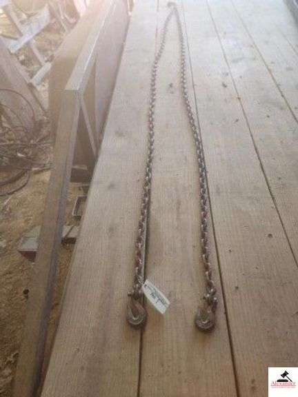 20FT LOG CHAIN SMALL LINK - WITH HOOKS (TRACTOR) image