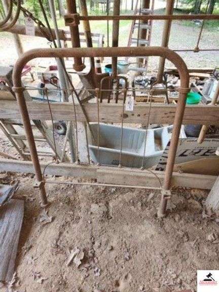 IRON BED STEAD HEADBOARD - (IMP. SHED) image