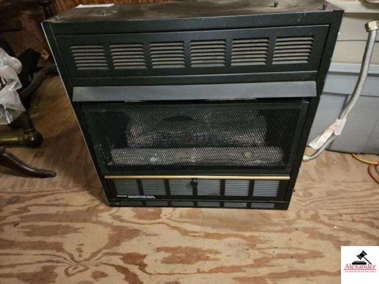 GAS HEATER/FIREPLACE INSERT WITH LOGS USED - (UPSTAIRS) image