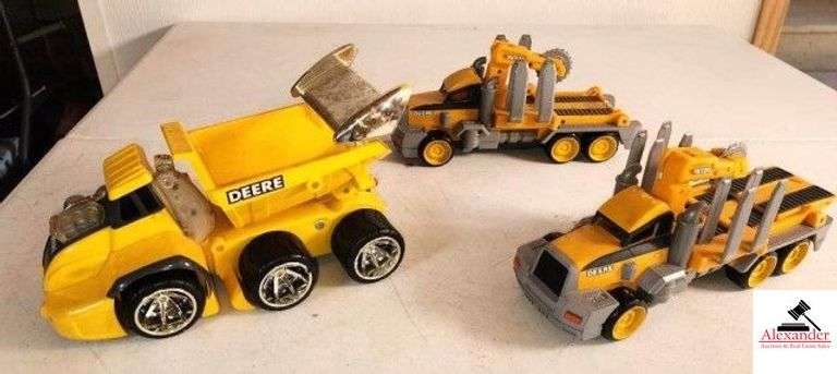 DEERE HEAVY DUTY TRUCK WITH GRAVEL BED (2) DEERE WORK TRUCKS - (GARAGE) image