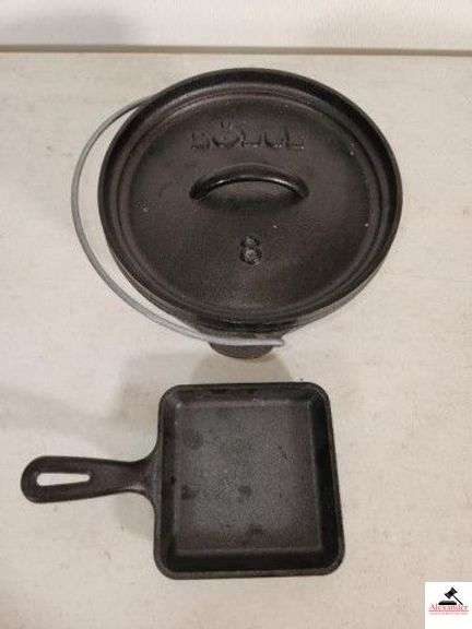 IRON LODGE DUTCH OVEN #8  UCO - LODGE USA 5WS SQUARE BAKER - (KITCHEN) image