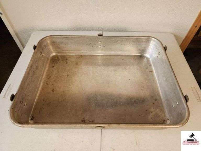 (2) HEAVY DUTY WESTERN STYLE PANS - USED - (TRAILER) image