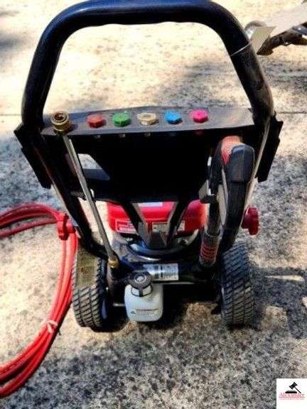 TROY BILT XP SERIES PRESSURE WASHER HONDA OVERHEAD CAM GCV190 MOTOR - 3100 PSI - 2.7 GPM - 5 TIP ATTACHMENT - HOSE & WAND (SHOP) image
