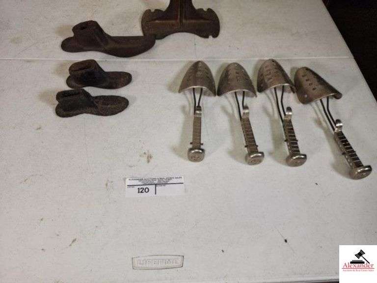 SHOE LASS WITH 3 FEET 1 LARGE, 2 CHILD - (4) SHOE STRETCHERS (UPSTAIRS) image