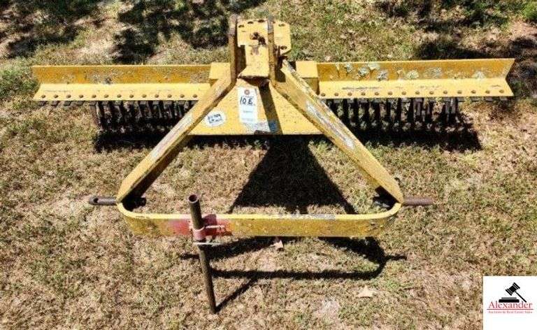 KINGKUTTER 6FT ANGLED ROOT RAKE 3PT HITCH - image