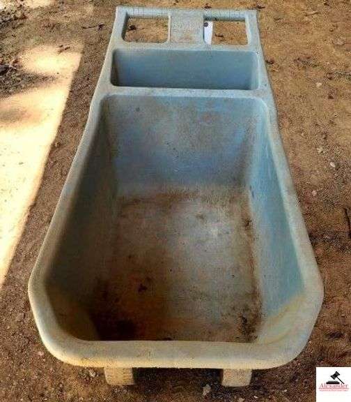 AMES EASY ROLLER LAWN CART FIBERGLASS - (IMP. SHED) image