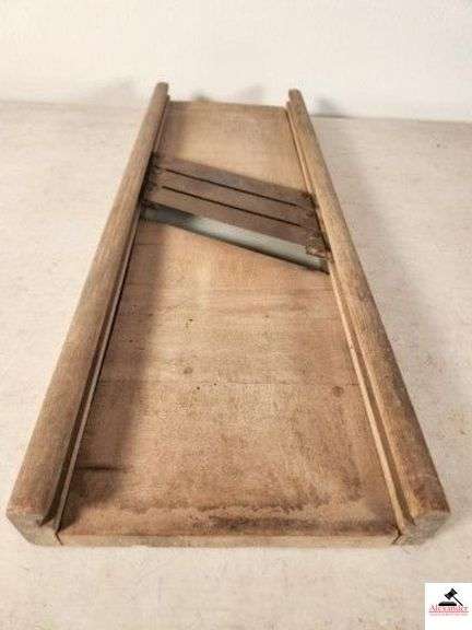 KROUT CUTTER 3 BLADE - 9"WIDE X 27" LONG - GOOD FRAME - LOOSE - NEEDS WORK - BLADES NEED TIGHTENED - (GARAGE) image