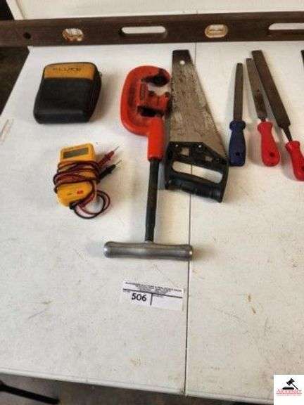 RIGID NO. 2A/202 PIPE CUTER 1/8 TO 2 STANLEY PVC SAW - FILES - FLUTE TESTER - HAND SAW - WOOD LEVEL - (TRAILER) image