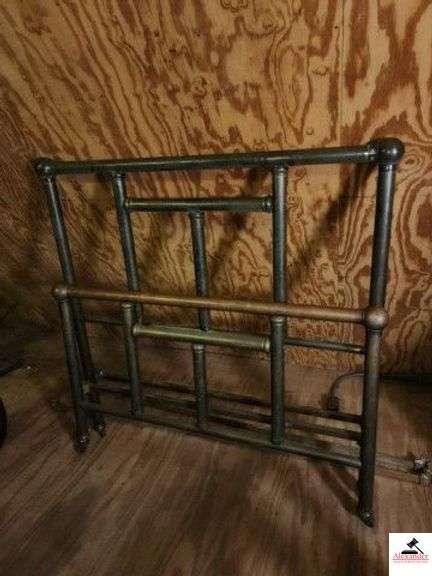 BRASS BED FRAME ORIGINAL RAILS -  (UPSTAIRS) image