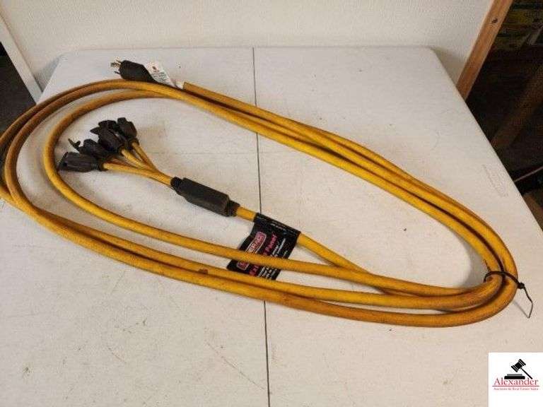 GENERAC EXTEND-A-PANEL EXTENSION CORD UP TO 7500 WATTS AT 125 VOLTS - NEW WITH TAGS - (GARAGE) image